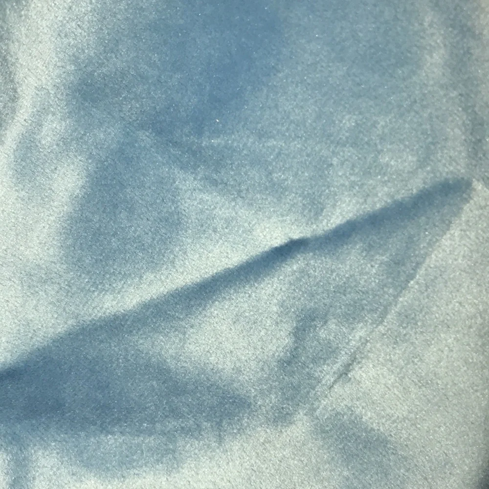 Set/2 Ice Blue Velvet Pillowcases